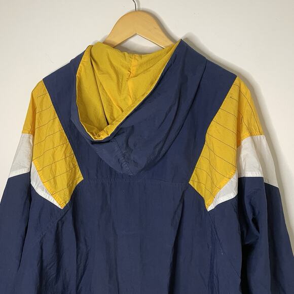 VTG 90s IOU Nylon 1/2 Zip Windbreaker Jacket Pullover Streetwear Skater Men LRG - Picture 5 of 15